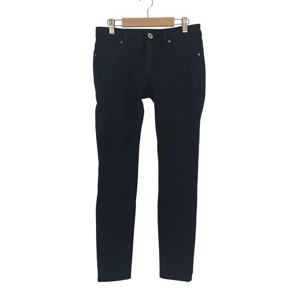 DL1961 Women's Emma Denim Legging Jegging Dark Blue Navy Stretch Jeans 26 - Picture 2 of 11